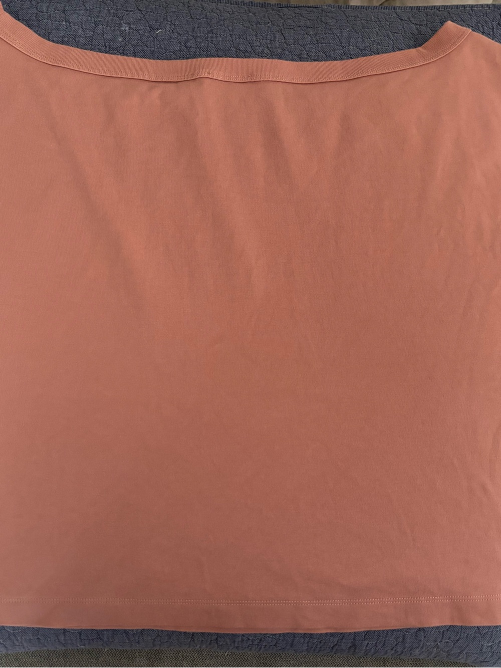 Aritzia - Babaton Interlock Cotton, Off-Shoulder top, soft pink LARGE - Picture 12 of 15